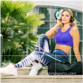 Leggings de pantalons de yoga de logo personnalisés pour les femmes fitness